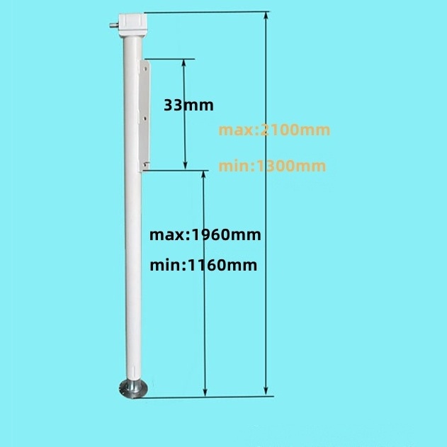 2500lbs Electric Automatic Stabilizer Lifting Car Jack For RV Caravan Camper Truck Trailer With Controller Remote