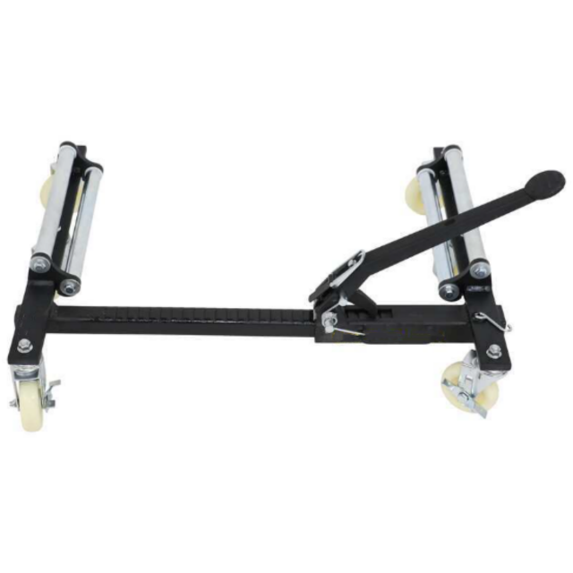 Trailer Wheel Dolly for Tandem Axle Trailers Mobile Hydraulic Manual Car Split Wheel Lifting Tool Trailer Vehicle Mobility Tool