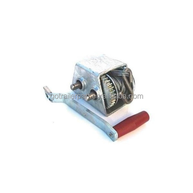 1200KG Premium Trailer Manual Hand Winches Boat Trailer Hand Crank Winch Anchor Winch with Belt Webbing Strap