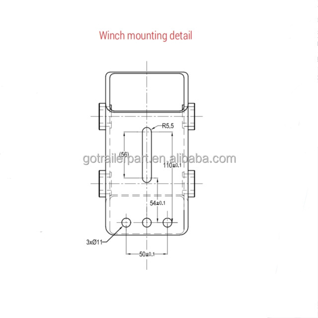 1200KG Premium Trailer Manual Hand Winches Boat Trailer Hand Crank Winch Anchor Winch with Belt Webbing Strap