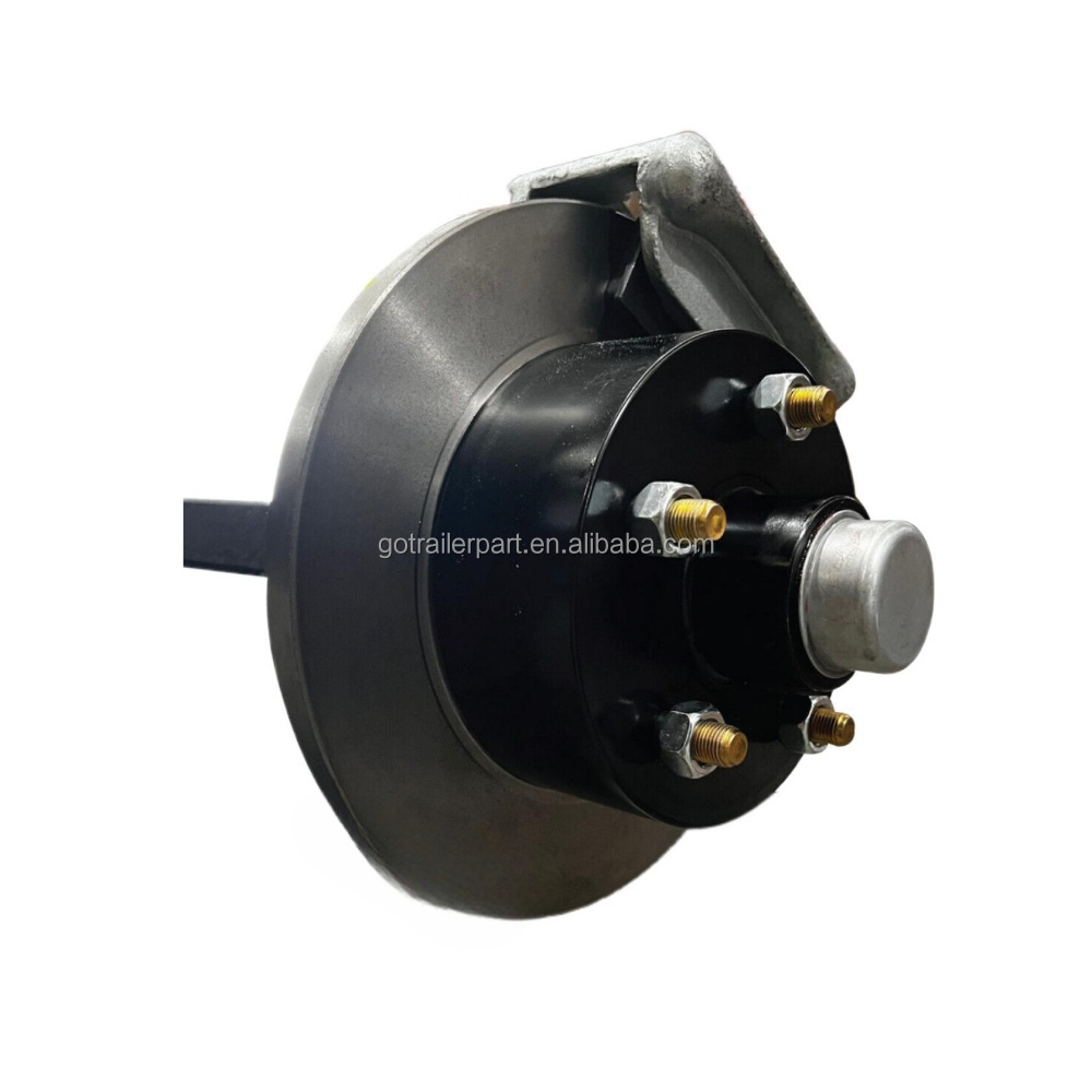 1000 KG 1500KG Trailer Disc Braked Square Straight Axle Kits Customized 750KG 1500KG 1800KG 3000KG Trailer Round  Axle Kits