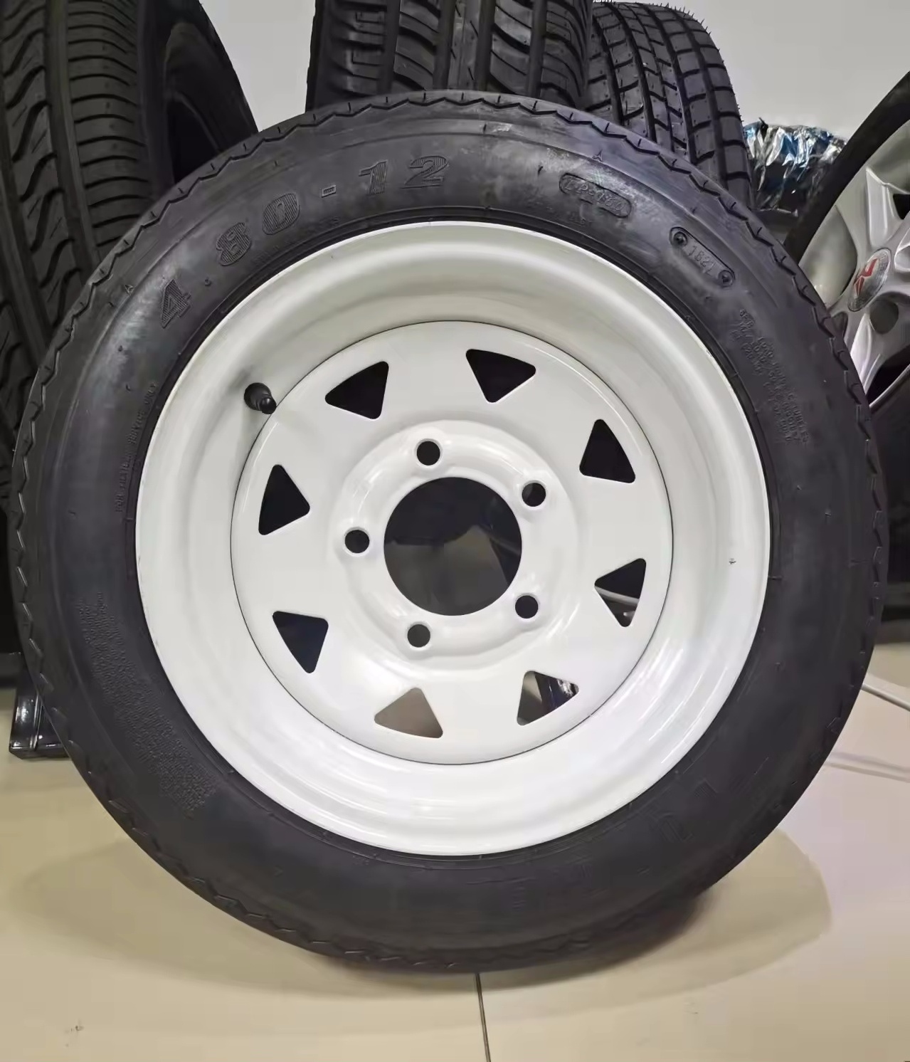 trailer steel wheel rims 5*135/139.7 8*165.1 for boat trailer for heavy truck for agricultural vehicle for touring car