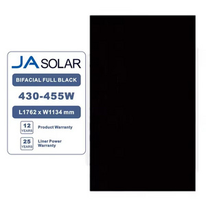 JA solar Deepblue 4.0 LB Series N-type Bifacial Solar panel full black 440W 445W 435W 430W double glass PV Panel JAM54D41 LB