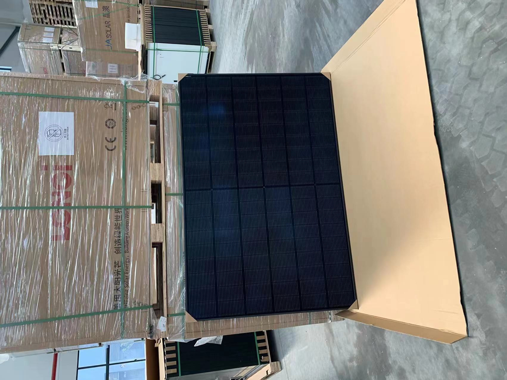 Ready stock LONGi  LR5-54HIB-410M Solar panel 410W Full black Half Cut PERC Mono Solar Module in Europe