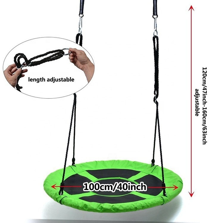 Outdoor And Indoor Adjustable And Easy Oxford Cloth Spin Swing