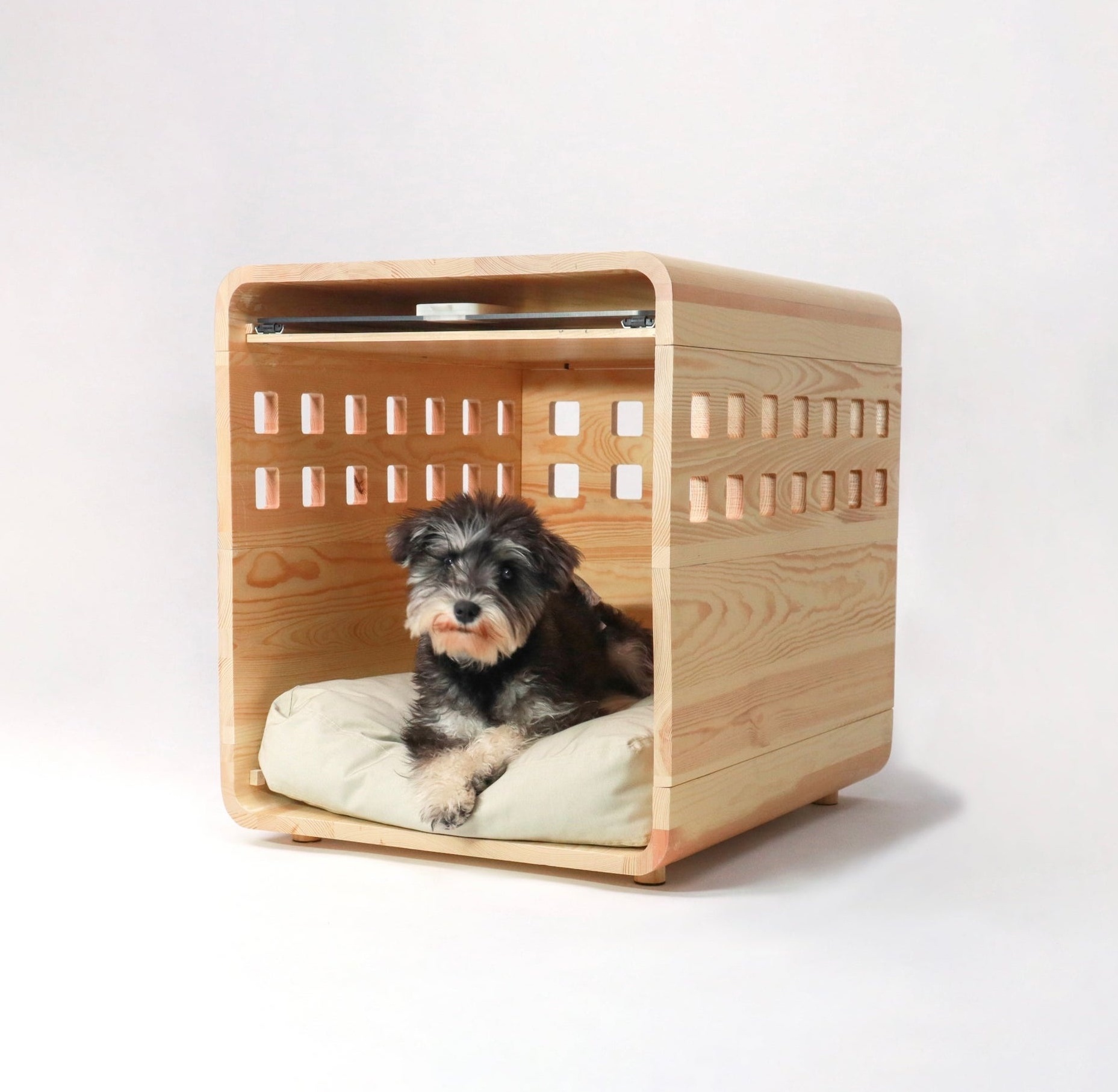 Pet Friendly Manufacturer Customized Furniture Dog House Wood Acrylic Dog Crate Fold Up Portable House Kennel Collapsible