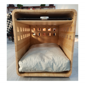 Pet Friendly Manufacturer Customized Furniture Dog House Wood Acrylic Dog Crate Fold Up Portable House Kennel Collapsible