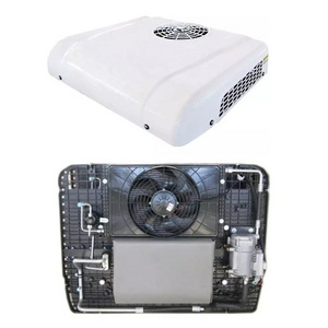 Car roof semi electric air conditioner caravan rv tractor 12v 24v air conditioner for truck