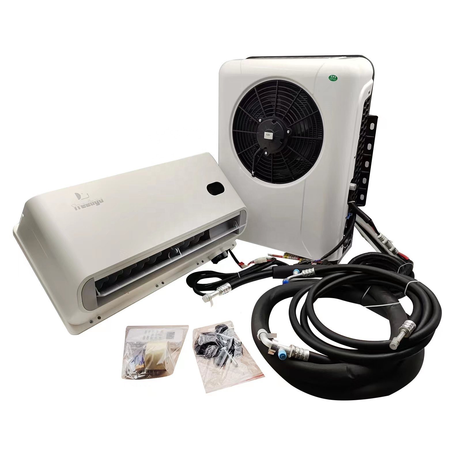 New Automobile Air Conditioning 12V 24V Electric Truck Air Conditioner for trailer excavator AC