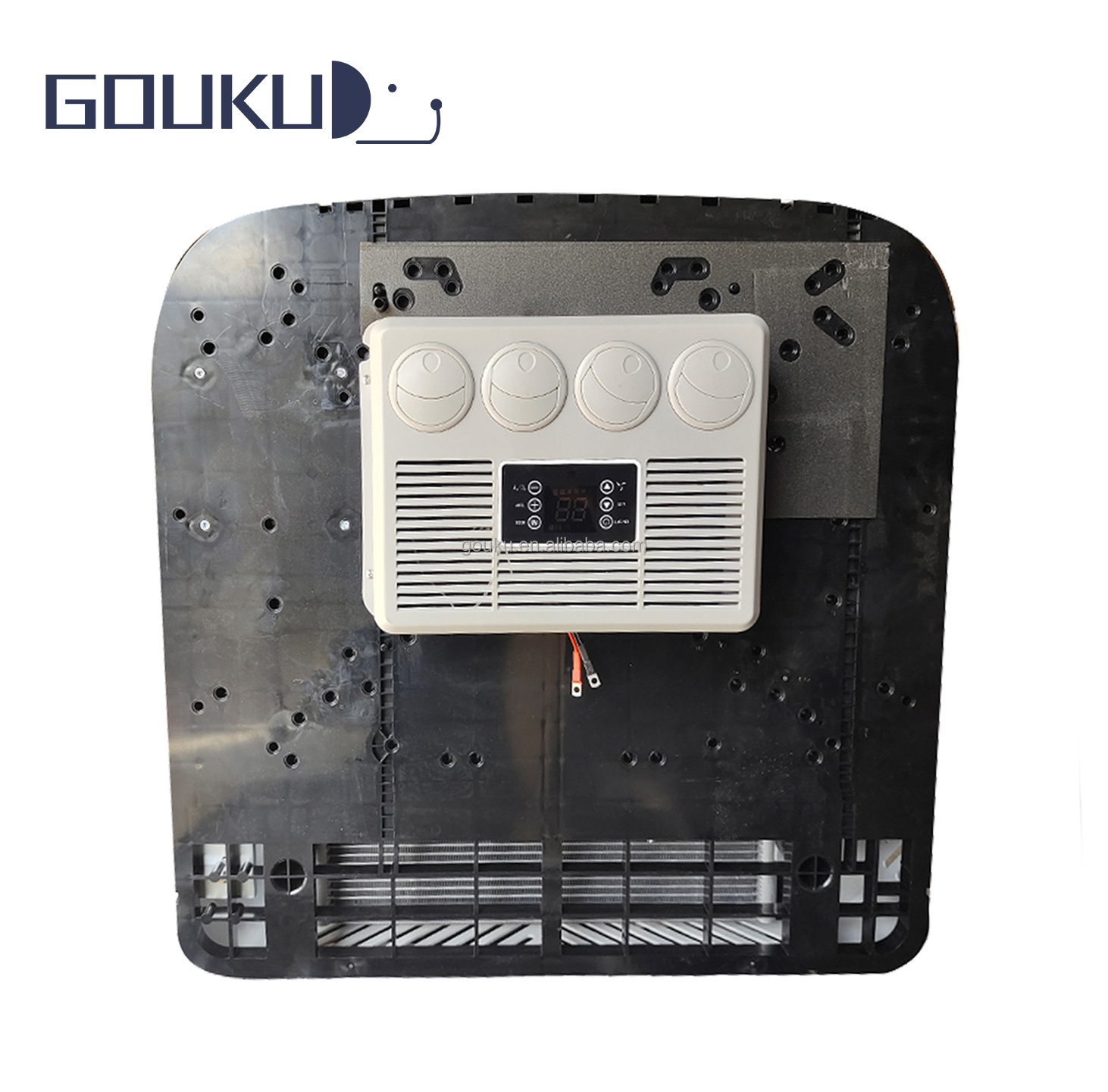 GOUKU ultraslim Thin Electric 12v 24v rv roof top truck caravan van campervan motorhome air conditioner