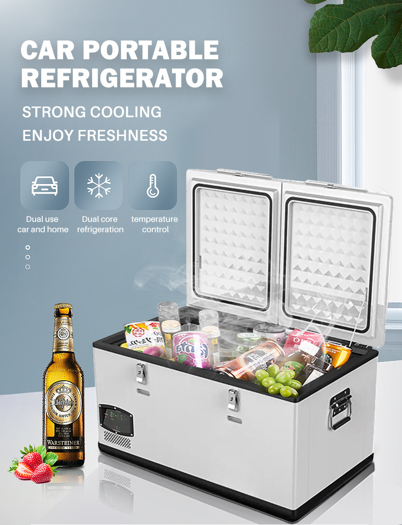 12 Volt Ac Dc Compressor Fridge Freezer Battery Powered Cooler Refrigerator 12v