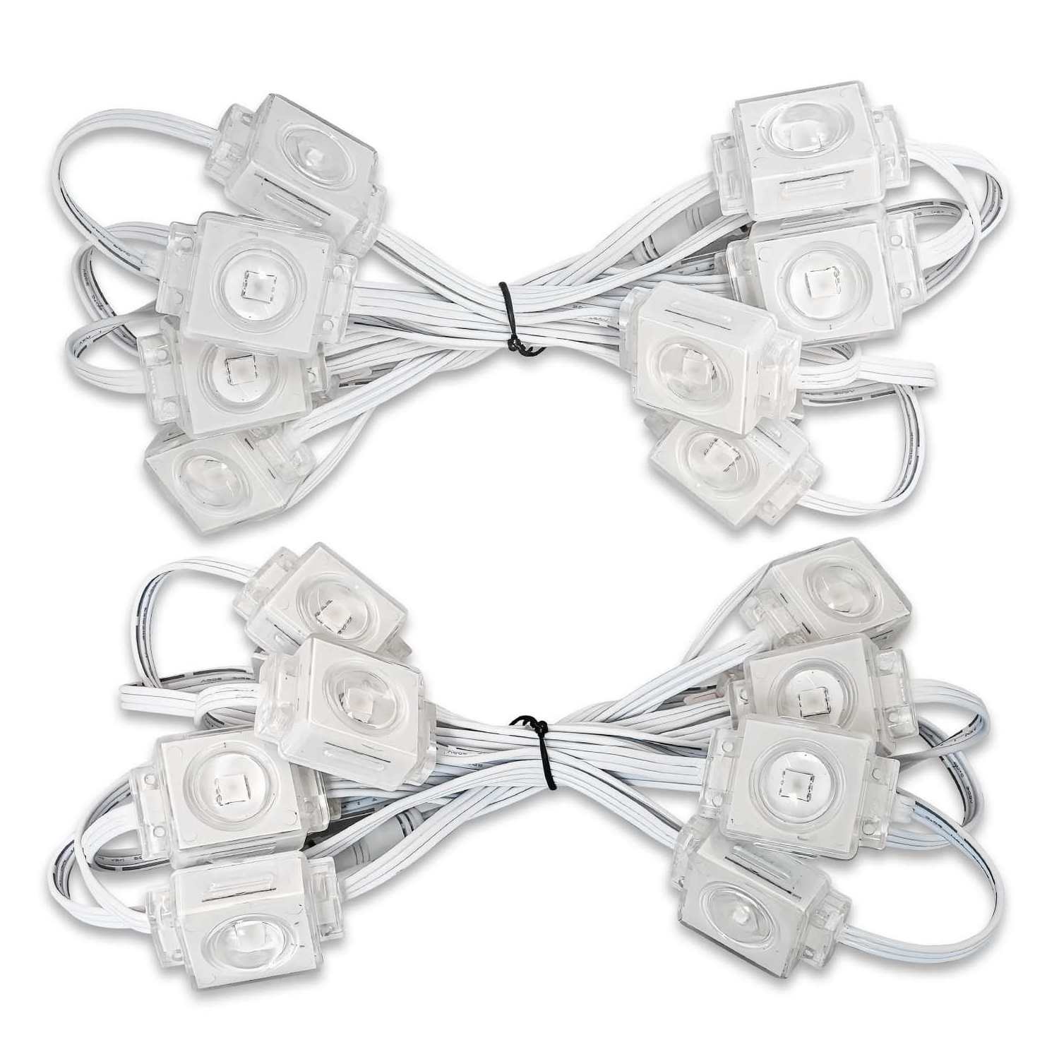 gouly holiday led christmas decorations light track home under eave trim ip68 100 feet outdoor rgbic led pixel permanent light