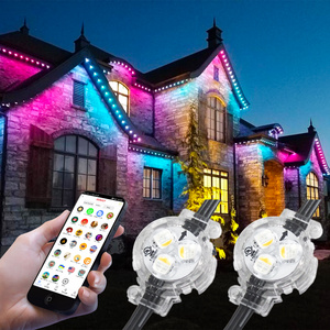 led pixel point lighting DC12V waterproof 5050 smd smart led rgb permanent  led christmas pixel lights outdoor decoration