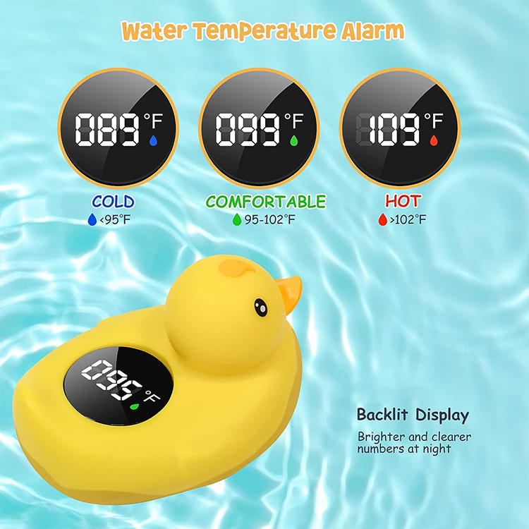 Cartoon Floating Kids Bath Thermometer Lovely Baby Water Thermometer Toy Plastic Water Sensor Thermometer