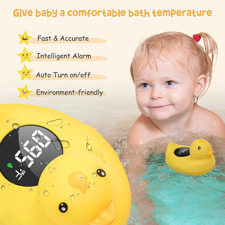 Cartoon Floating Kids Bath Thermometer Lovely Baby Water Thermometer Toy Plastic Water Sensor Thermometer