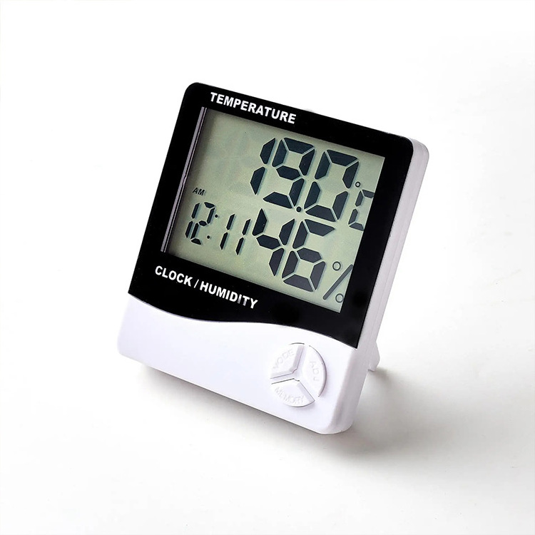 Wholesale Digital Thermo-hygrometer with Probe Indoor Temperature With Hygrometer Monitor Time Show Hygrometer Thermometer