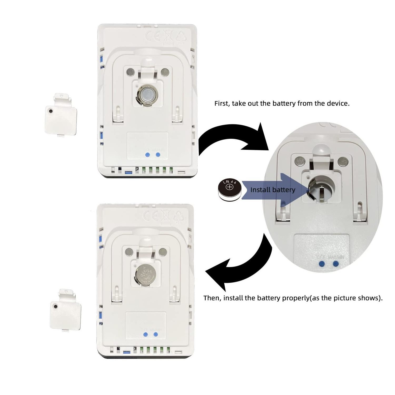 Digital Waterproof Thermometer Wireless High Sensitive Thermometer in Kitchen Room Refrigerator Thermometer