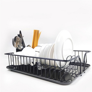 GOURMAID Kitchen Steel Wire Cutlery Dish Draining Rack Dish Drainer