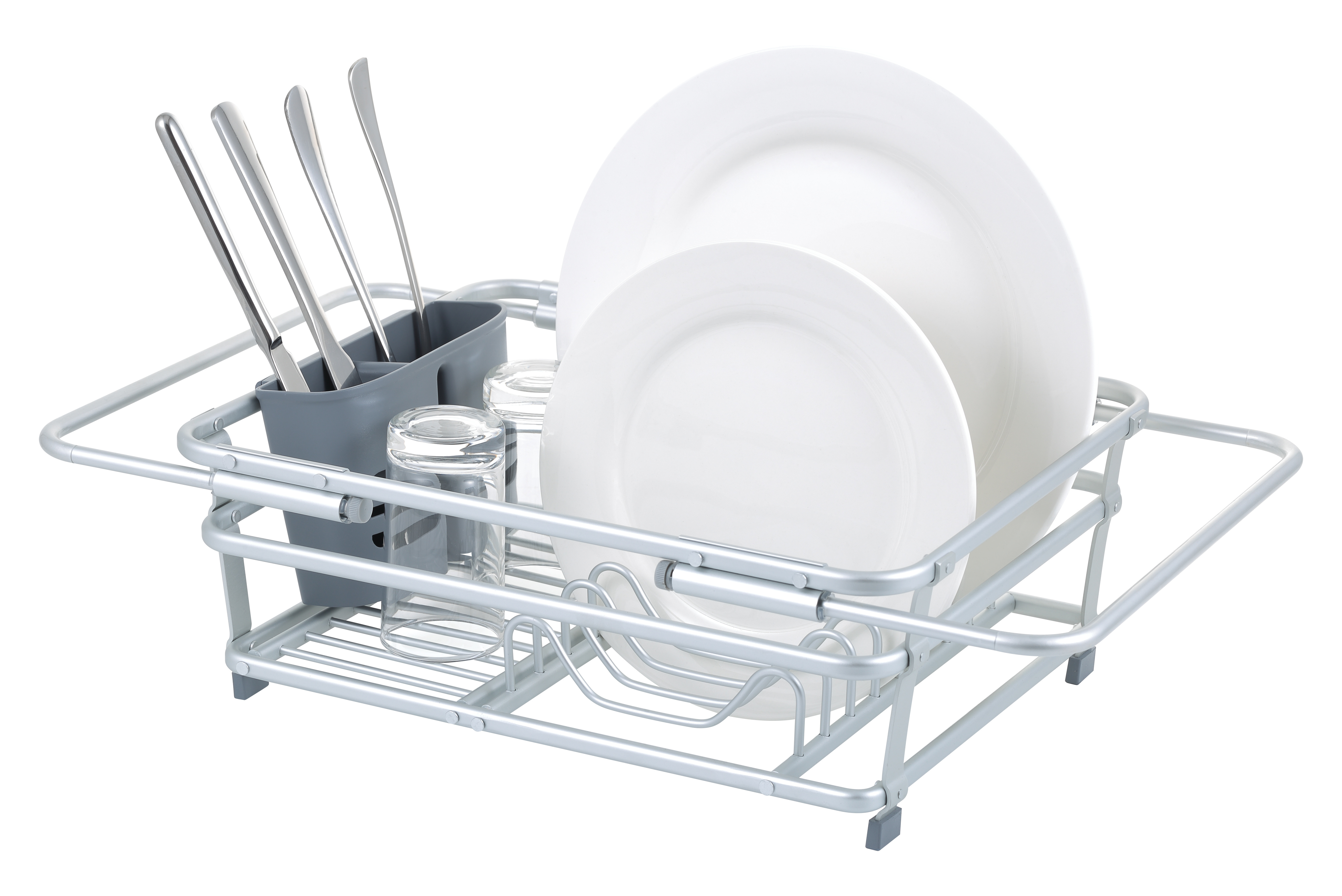 Expandable Dish Drying Rack, Kitchen Rack Over The Sink Dish Drying Rack