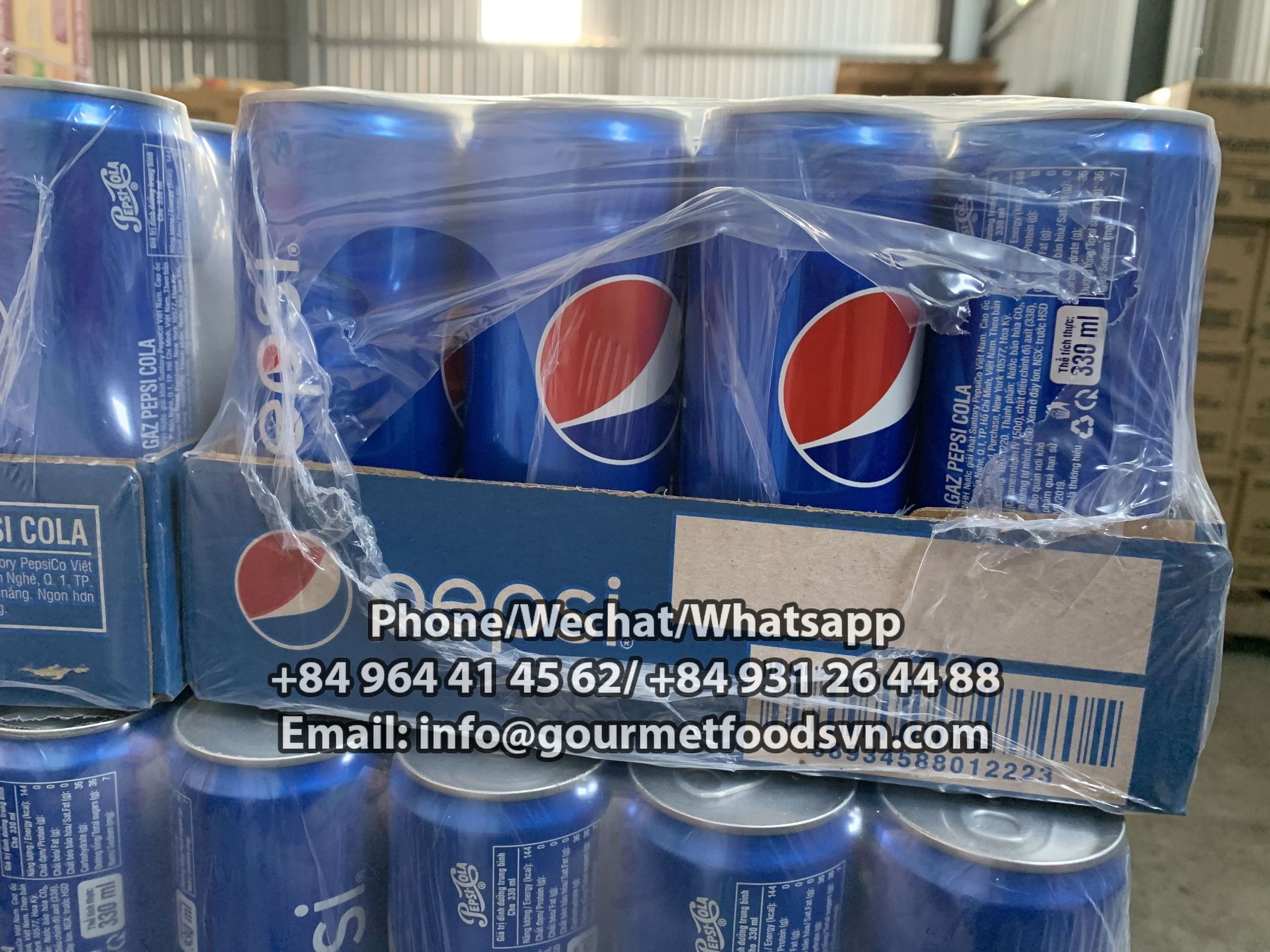 Pepsi Cola Soft Drinks 330ml, 390ml, 1,5L / Wholesale carbonated drinks from Vietnam