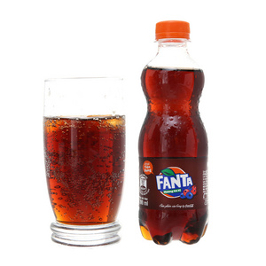 Fanta Sarsi Soft Drink 390ml Bottle mixed with many other Fanta Flavors Strawberry Grape Orange Lychee