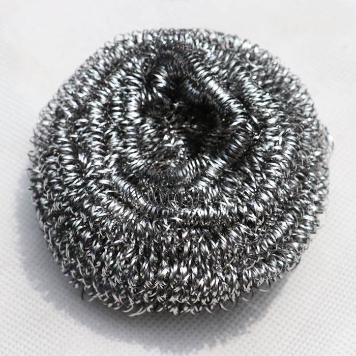 Stainless Steel Scourer / Steel Scrub With Filter Sponge