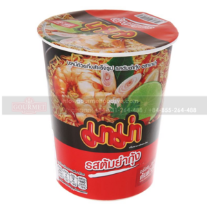 Mama Instant Cup Noodles Shrimp Tom Yum The Delicious Yellow Noodles Are Blended In The Rich Mama  Thailand Tomyum Shrimp Soup