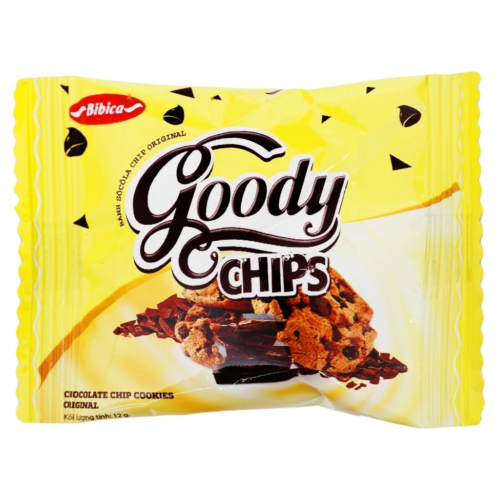 Bibica Choco Chip Cashew Nuts Cookies Box 10Gx30Pcs