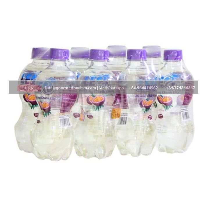 LEO Carbonated Mineral Water with Passion Fruit Flavor 350ml