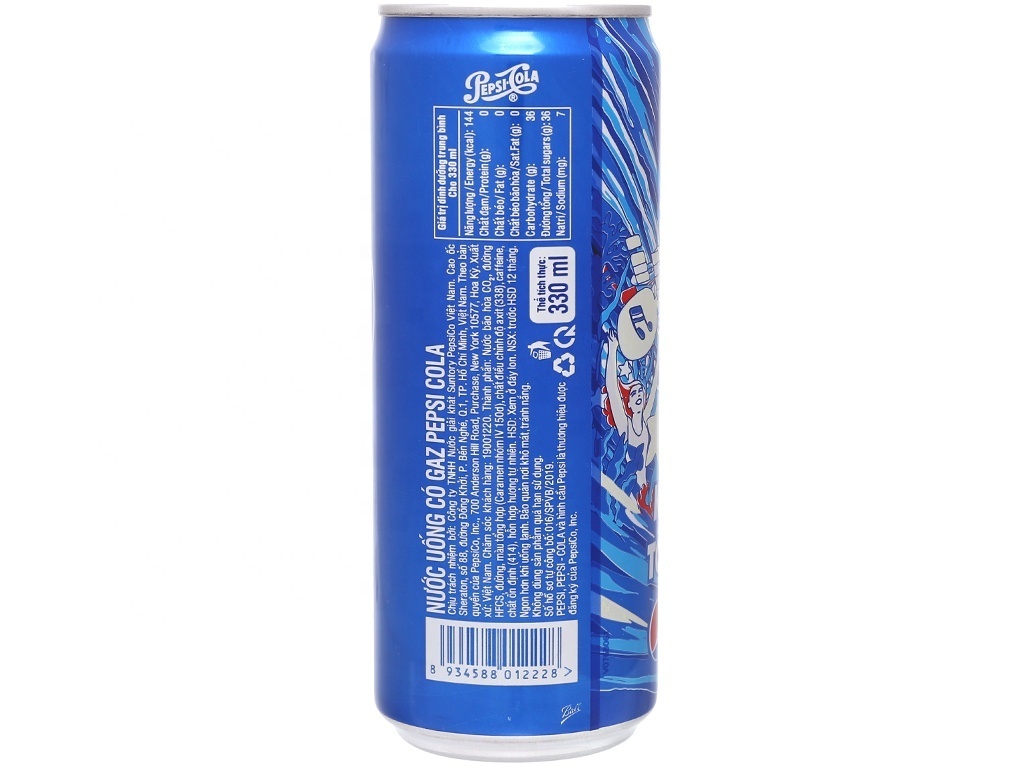 Pepsi Cola Soft Drinks 330ml, 390ml, 1,5L / Wholesale carbonated drinks from Vietnam