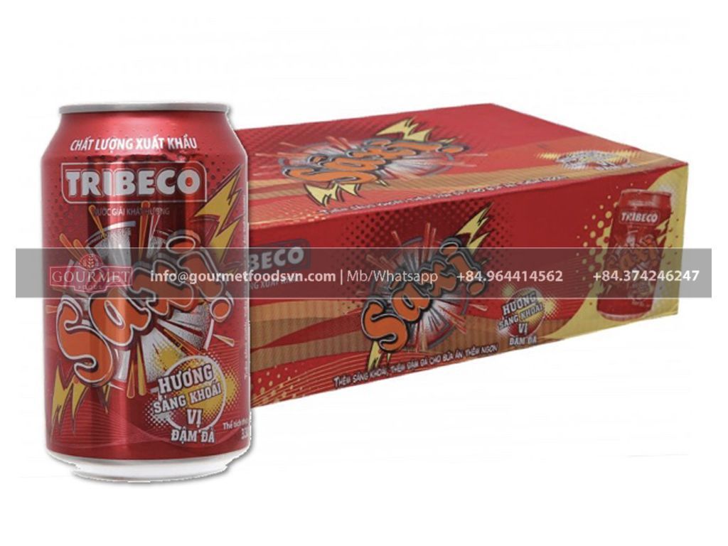 Wholesale Tribeco Sarsi Flavour Soft Drink Can 330ML/ Passion Flavour Soft Drink