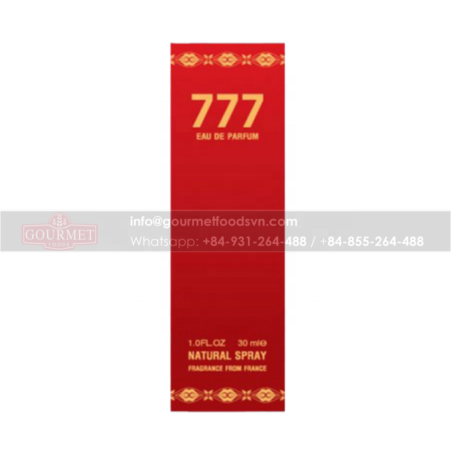 777 Parfums 30ml Eau de Parfum and Eau de Toilette in Spicy Fragrance Wholesale Vietnamese Perfume Products