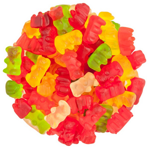 Bibica Tropy Gummy Candy Bear Bag/ Jelly Candy With Fruits Flavor / Best gummy candies