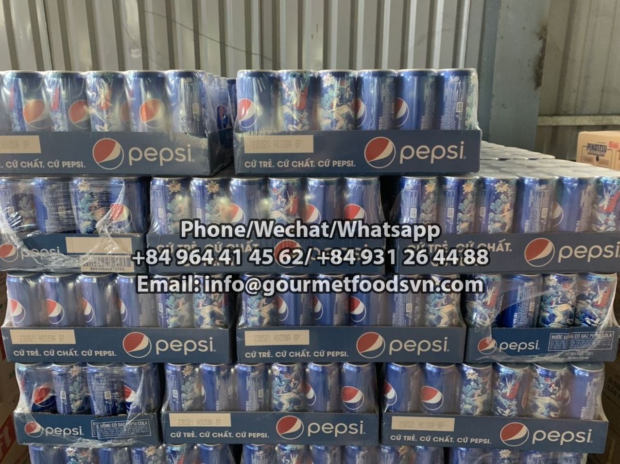 Pepsi Cola Soft Drinks 330ml, 390ml, 1,5L / Wholesale carbonated drinks from Vietnam