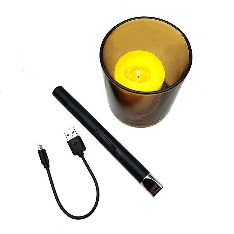 Wholesale Rechargeable USB Lighter Long for Candle BBQ specialty candle lighter Electric Arc