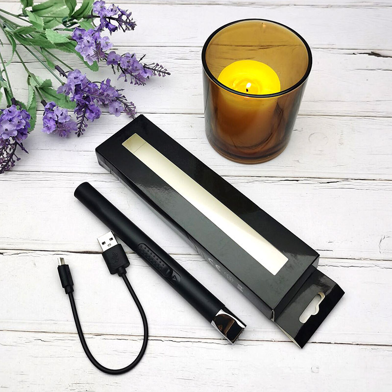 Wholesale Rechargeable USB Lighter Long for Candle BBQ specialty candle lighter Electric Arc