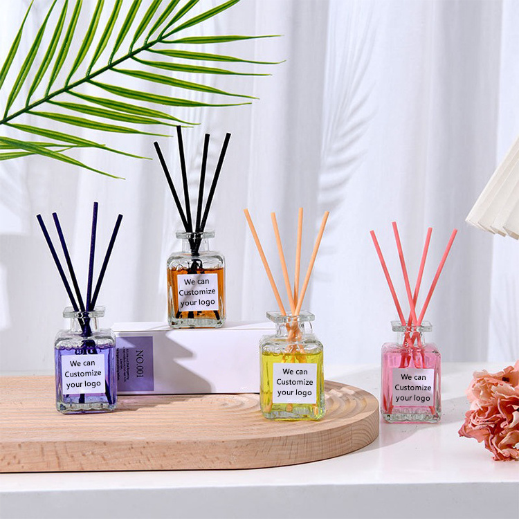 Customized  Home Fragrance Perfume Aroma Reed Diffuser De Senteur With Rattan Sticks Air Freshener de senteur