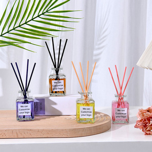 Customized  Home Fragrance Perfume Aroma Reed Diffuser De Senteur With Rattan Sticks Air Freshener de senteur