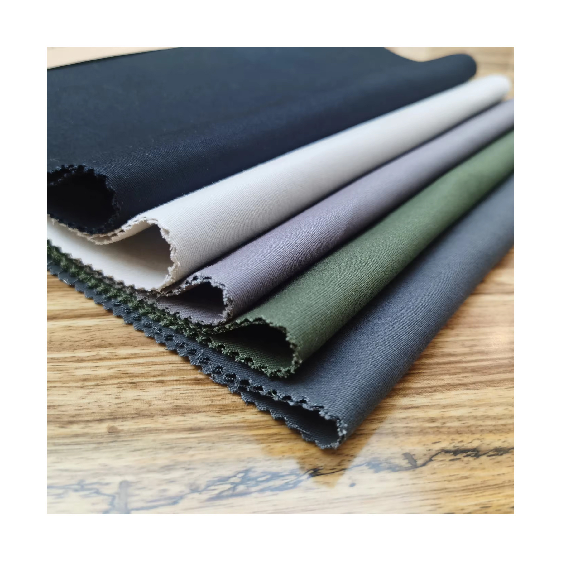 Chinese supplier cotton elastane fabric 98% cotton 2% spandex plain dyed 2/1 twill cotton twill stretch chino fabric