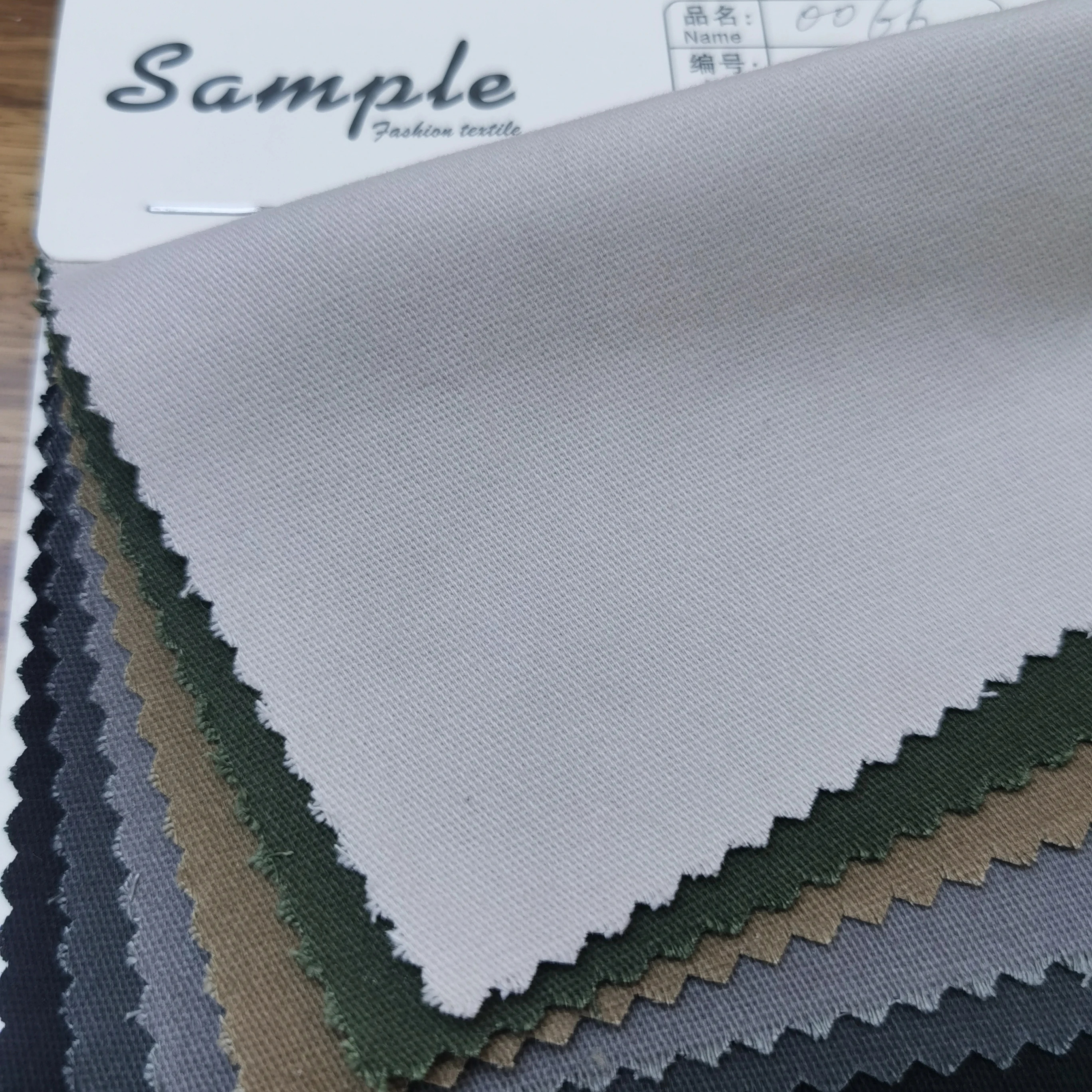 Chinese supplier cotton elastane fabric 98% cotton 2% spandex plain dyed 2/1 twill cotton twill stretch chino fabric