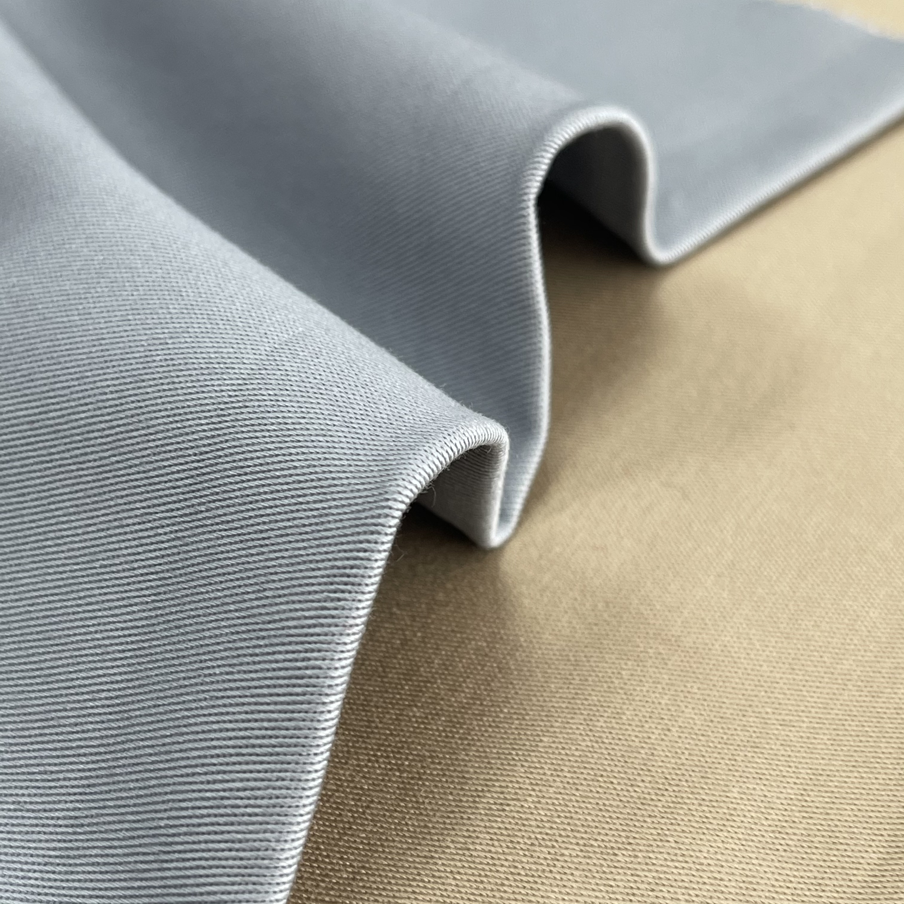 Chinese supplier cotton elastane fabric 98% cotton 2% spandex plain dyed  twill cotton twill stretch chino fabric