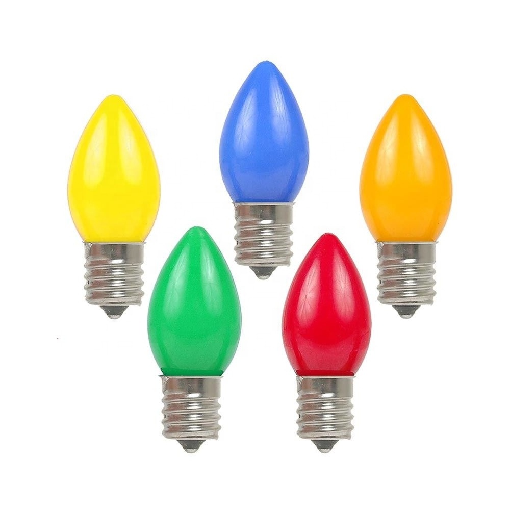 Ceramic E12 Led Christmas Bulbs for Metro Christmas