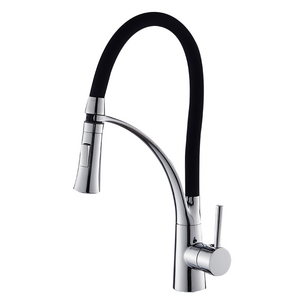 Kitchen Spring Brass Deck Mount Pull Down Faucets With Sprayer Dual-function Faucet Spout Sink Tap for Home