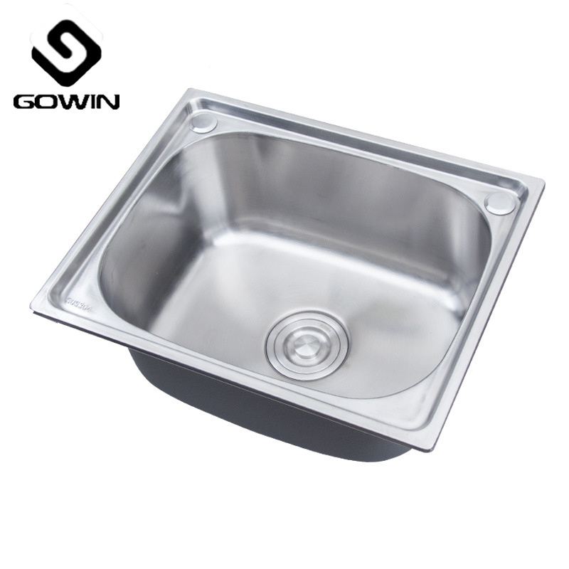 Machine 5040 Hot Sale Single Bowl Sink 20inch Stainless Steel Electroplate Kitchen Sink for Home Restaurant