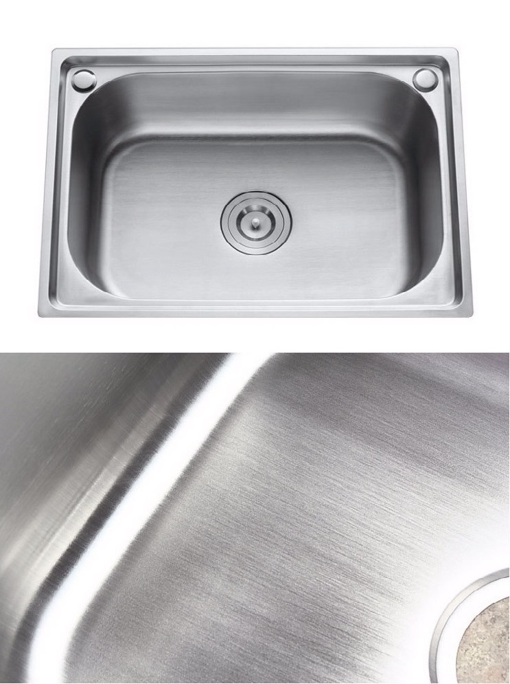 Machine 5040 Hot Sale Single Bowl Sink 20inch Stainless Steel Electroplate Kitchen Sink for Home Restaurant