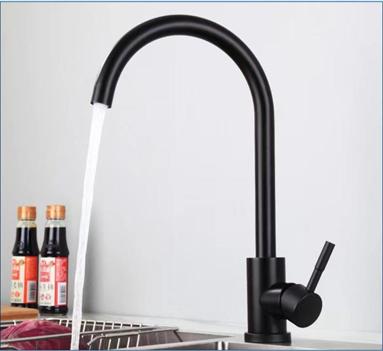 Black Kitchen faucet griferia SUS304 stainless steel grifo de cocina high taps faucets mixers taps kitchen sink faucets