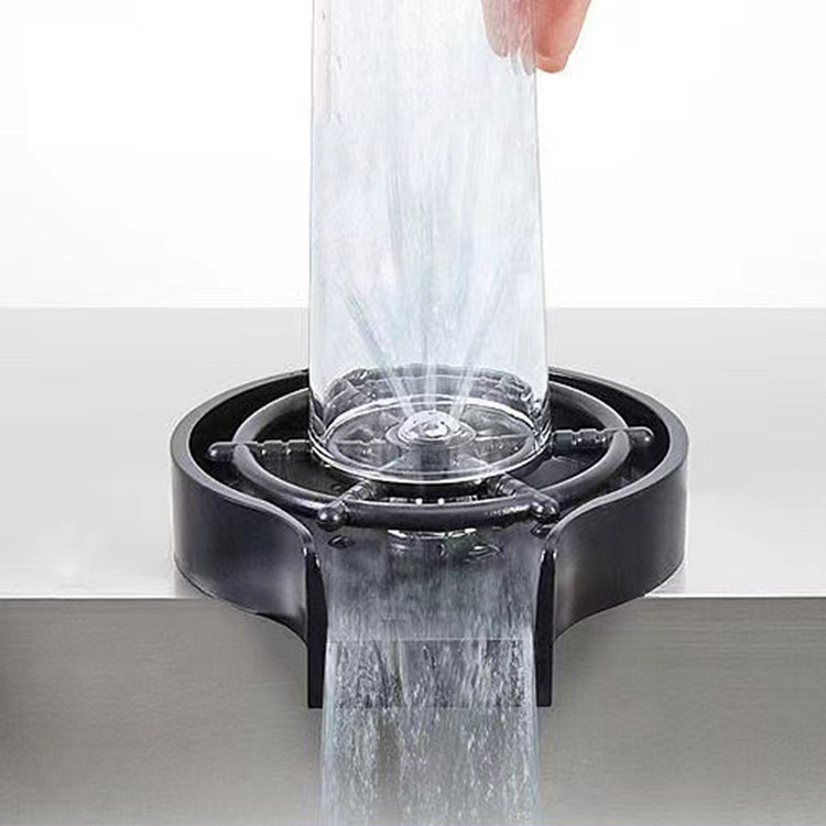 Cup washing Sink Bar Pressing High Pressure Automatic Coffee Glass Cup Washer Cleaner for Kitchen Sink