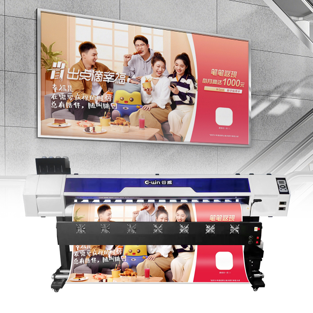 1.3m 1.6m 1.8m  6 feet  XP600 printhead Large format printer for Eco solvent banner stickers printing machine