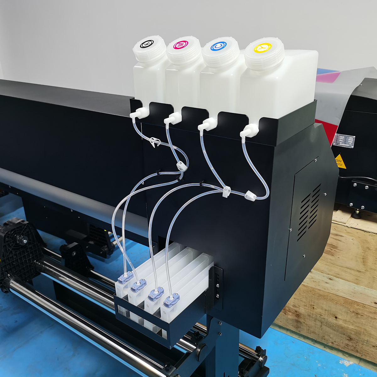 24 inch 60cm 120CM  mini digital flex banner printing machine xp600 small eco solvent printer for label printing