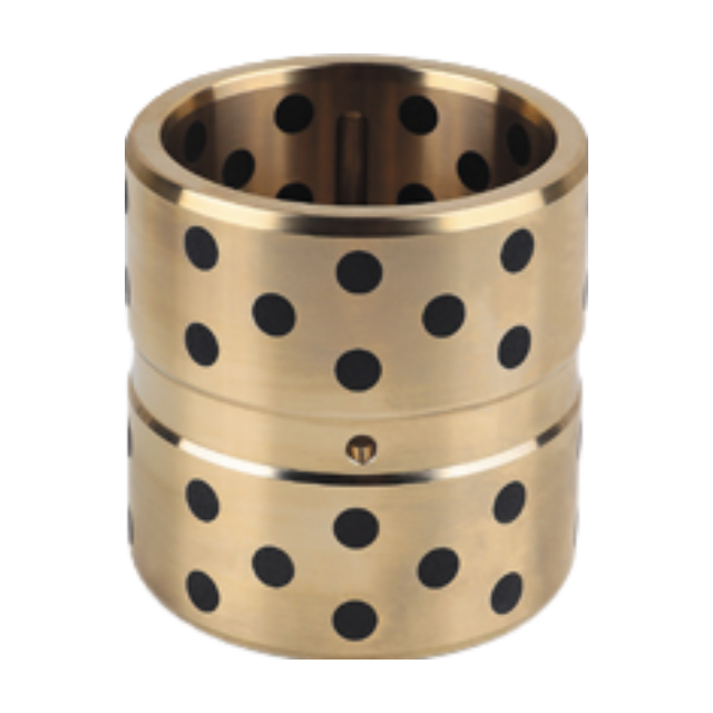 OEM bushing ultra-hard brass solid-lubricant embedded bearing